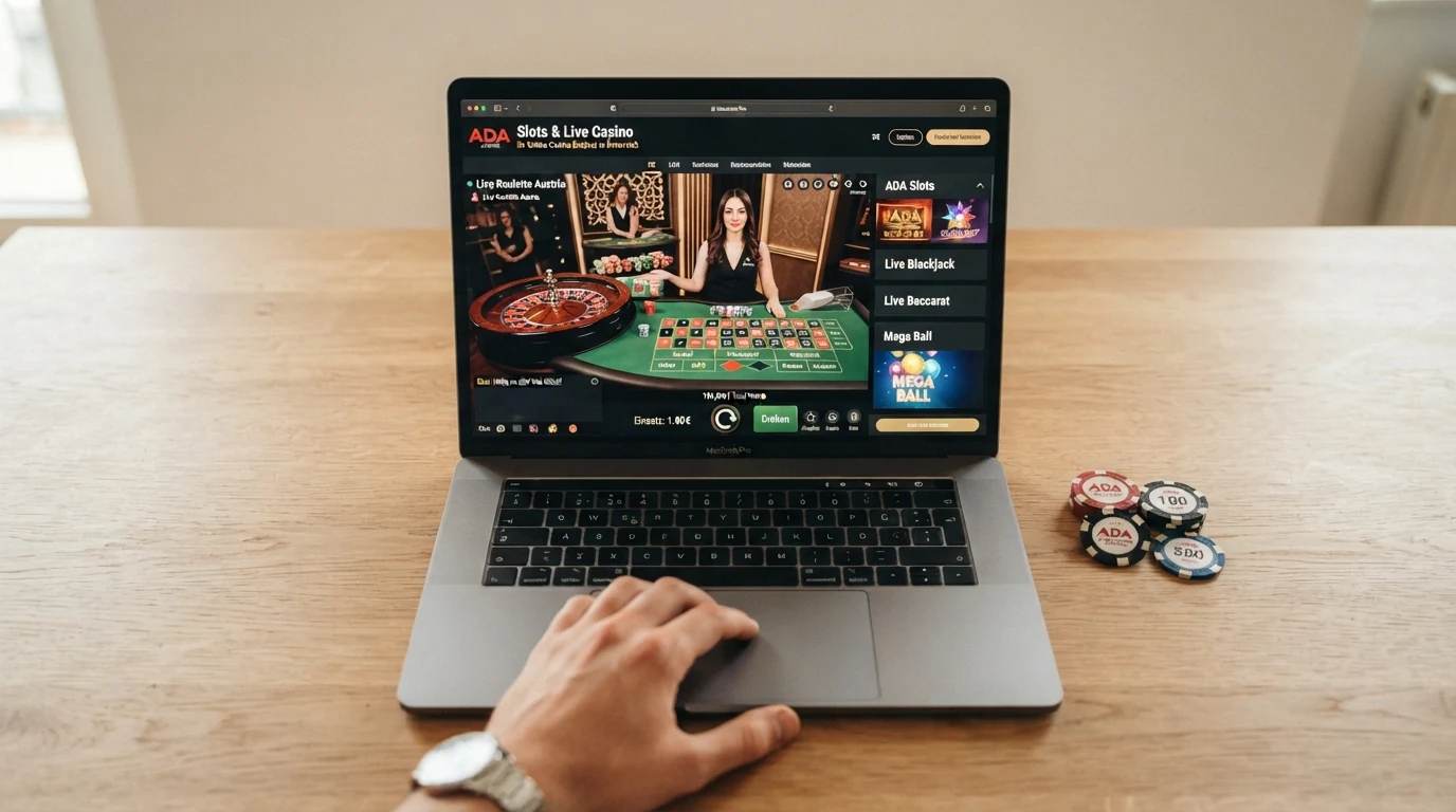 Bildschirmfoto-Collage aus Slots und Live-Casino-Tischen von Evolution und Pragmatic Play