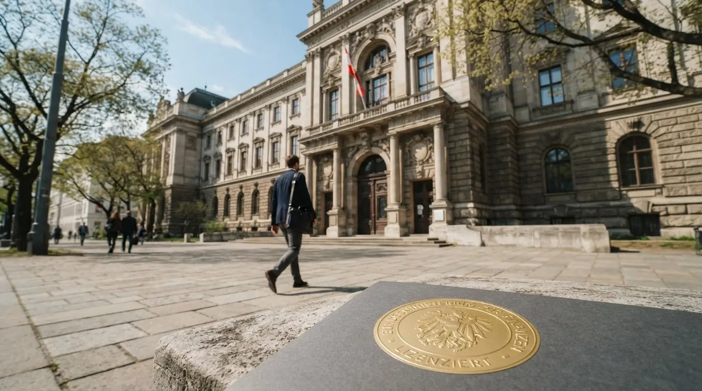 Das Gebäude des Bundesministeriums für Finanzen in Wien, Sitz der Glücksspielaufsicht