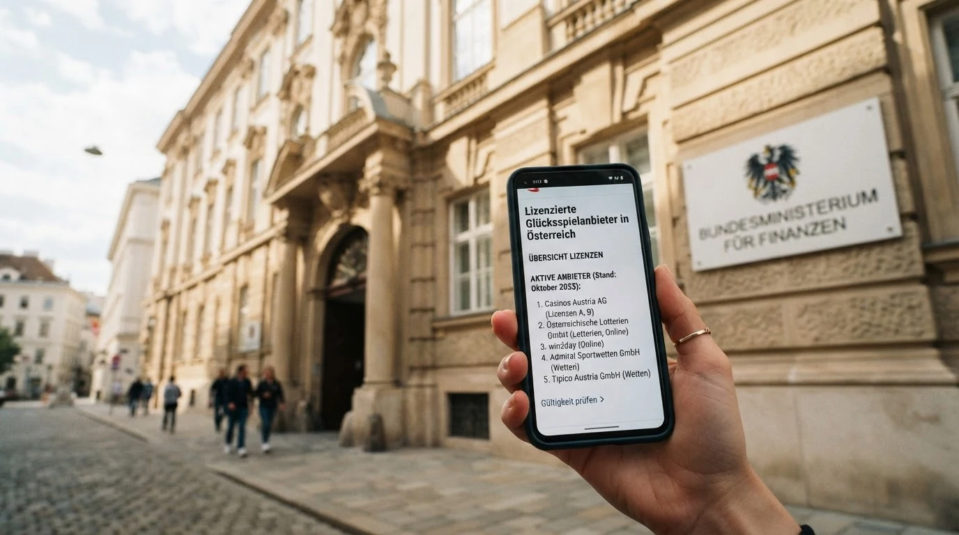Das Gebäude des Bundesministeriums für Finanzen in Wien, Sitz der österreichischen Glücksspielaufsicht